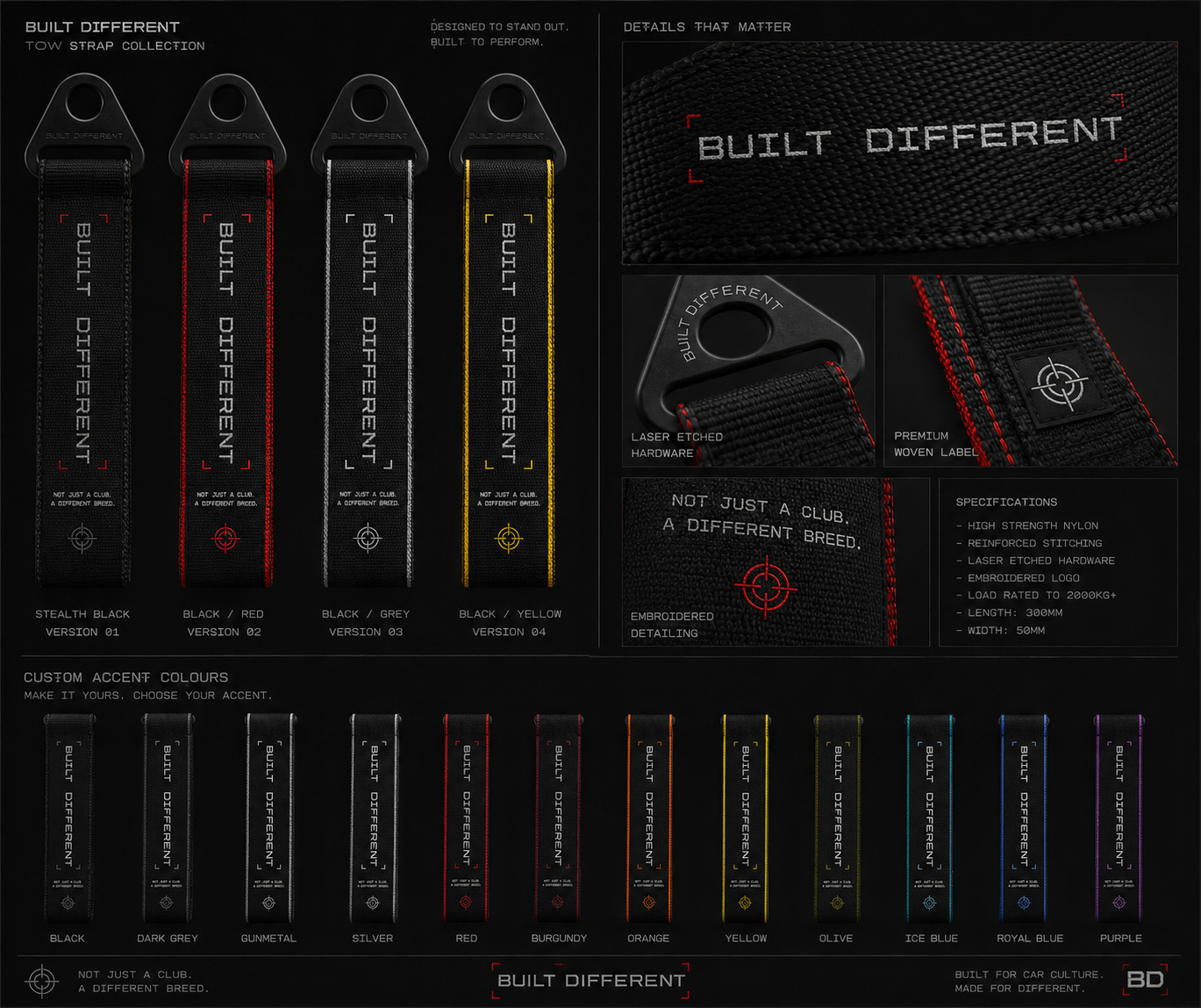 Tow strap product concept